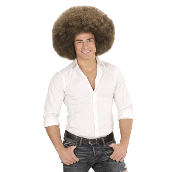 Peruca Afro Grande Marrom Peruca Afro Grande Marrom