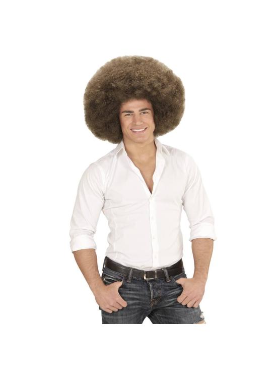 Peruca Afro Grande Marrom