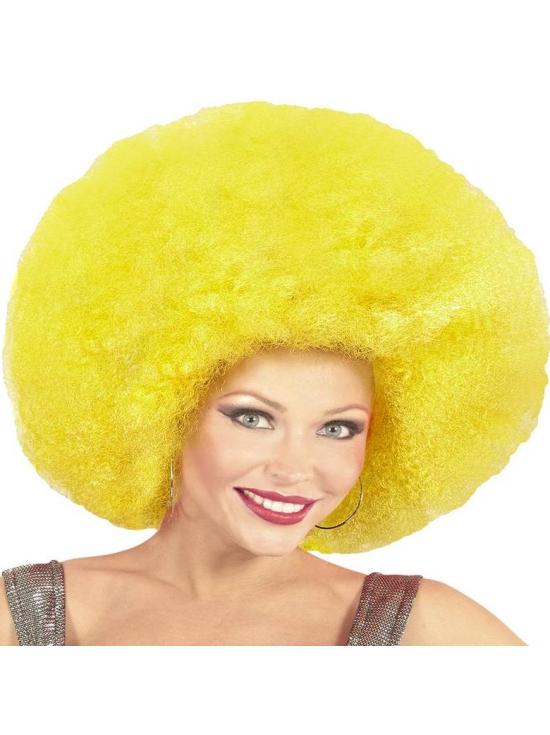 Peruca Afro Oversized Amarela