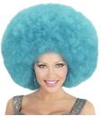 Peruca Afro Azul Oversized.