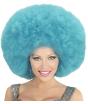 Peruca Afro Azul Oversized.