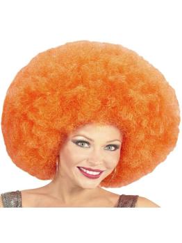 Peruca Afro Grande Laranja