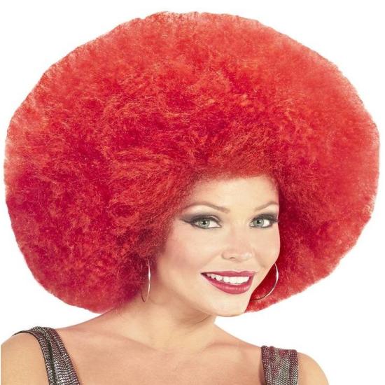 Peruca Afro Oversized Vermelha. Peruca Afro Oversized Vermelha.