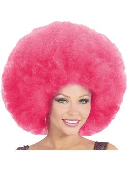 Peruca Afro Grande Rosa