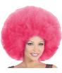 Peruca Afro Grande Rosa