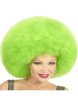 Peruca Afro Oversized Verde.
