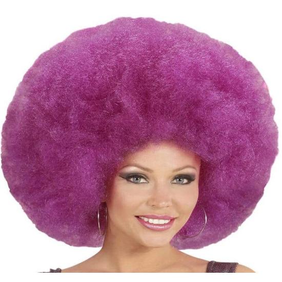 Peruca Afro Violeta Grande Peruca Afro Violeta Grande