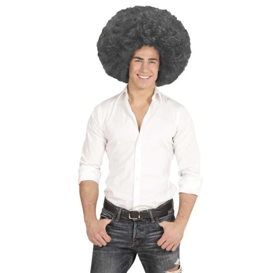 Peruca Afro Preta Grande Peruca Afro Preta Grande