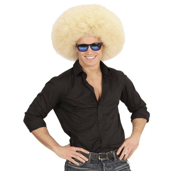 Peruca afro grande cor loira Peruca afro grande cor loira