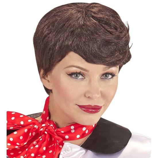 Peruca dos anos 50 com lenço.. Peruca dos anos 50 com lenço..