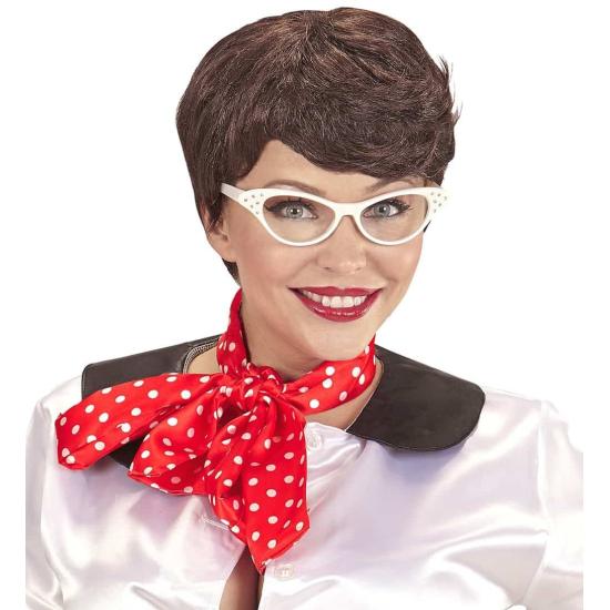 Peruca dos anos 50 com lenço.. Peruca dos anos 50 com lenço..