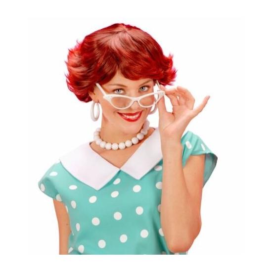 Peruca Anos 50 Curta Ruiva Peruca Anos 50 Curta Ruiva