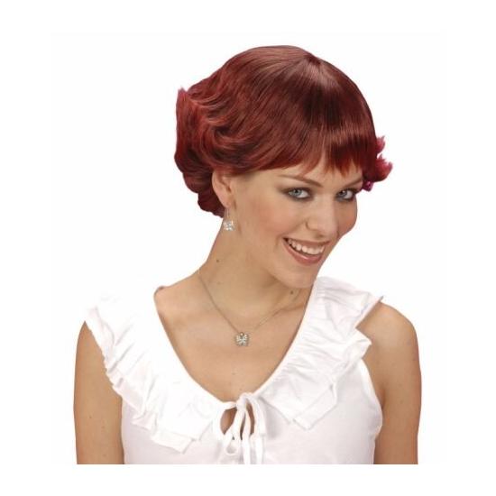 Peruca Anos 50 Curta Ruiva Peruca Anos 50 Curta Ruiva