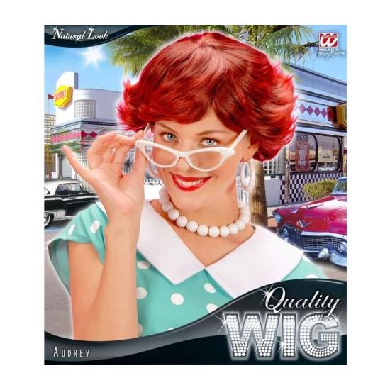 Peruca Anos 50 Curta Ruiva Peruca Anos 50 Curta Ruiva