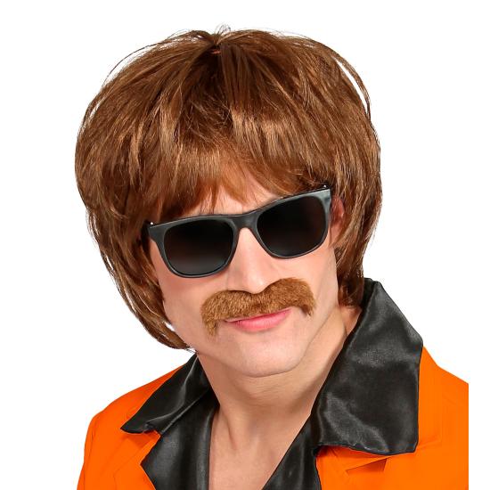Peruca com bigode dos anos 60 – Estilo retrô para figurinos originais | Widmann Peruca com bigode dos anos 60 – Estilo retrô para figurinos originais | Widmann
