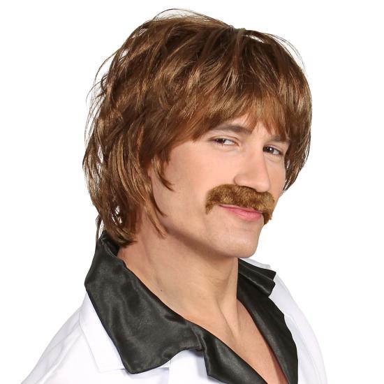 Peruca com bigode dos anos 60 – Estilo retrô para figurinos originais | Widmann Peruca com bigode dos anos 60 – Estilo retrô para figurinos originais | Widmann