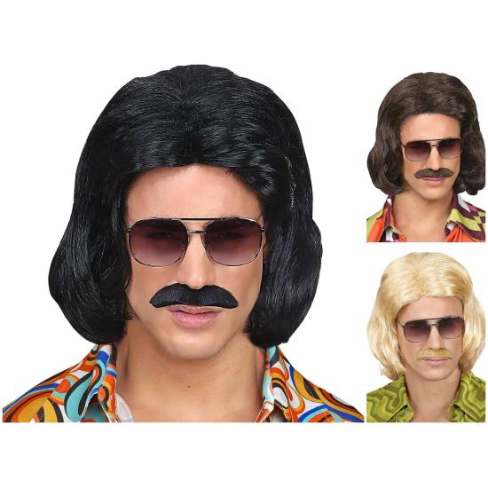 Peruca Dândi dos anos 70 Peruca Dândi dos anos 70