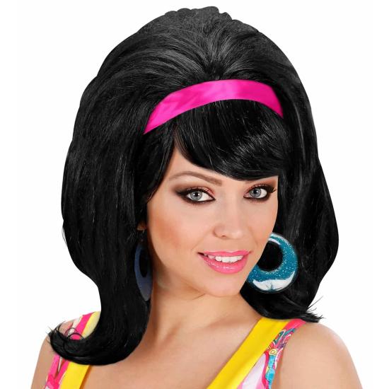 Peruca adulta Yeye Disco anos 70 Peruca adulta Yeye Disco anos 70