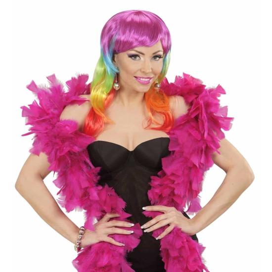 Peruca da moda arco-íris