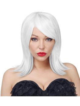 Peruca Cosplay Branca.