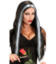 Peruca de Bruxa Morticia da Família Addams