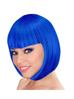 Peruca Cabaré com Franja Azul