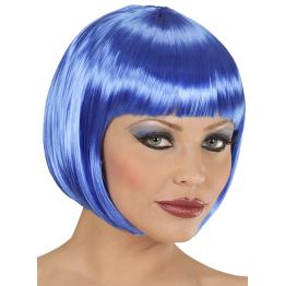 Peruca Cabaret Cabelo Azul Médio