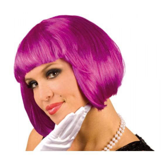 Peruca de cabaré roxa Peruca de cabaré roxa