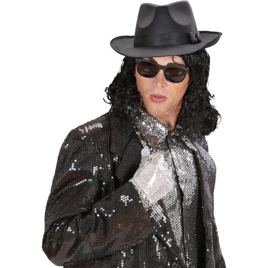 Peruca Rei do Pop na caixa Peruca Rei do Pop na caixa