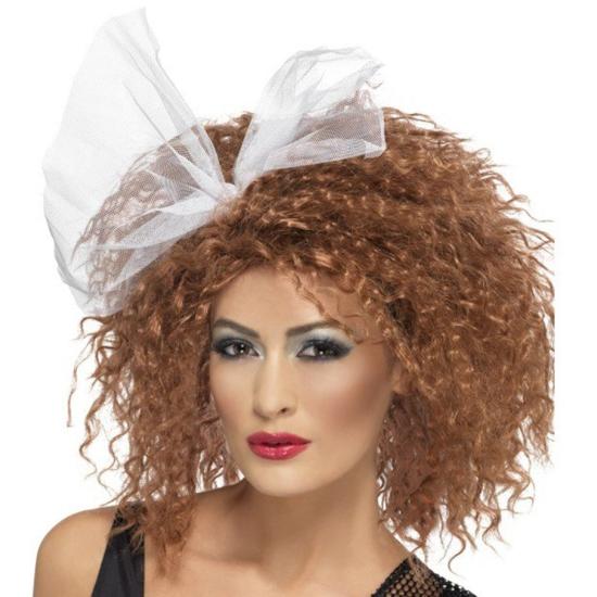 Peluca Chica Super años 80 castaña Peluca Chica Super años 80 castaña