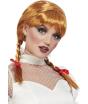 Peruca de rabo de cavalo da boneca Annabelle