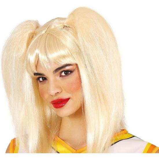 Peruca loira com rabo de cavalo Peruca loira com rabo de cavalo