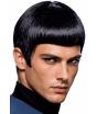 Peruca preta do Comandante de Star Trek na caixa