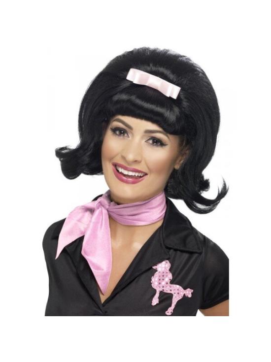 Peruca estilo bob dos anos 50
