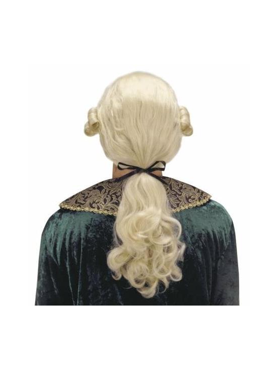 Elegante peruca de cortesã.
