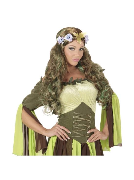 Peruca de conto de fadas princesa noiva