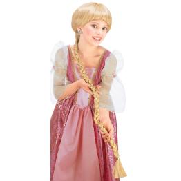 Peruca de história da princesa Rapunzel Girl