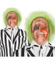 Peruca Beetlejuice, com cabeça careca de látex