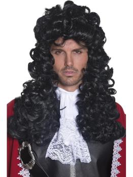 Peruca de luxo do Capitão Gancho