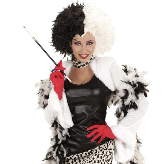 Peruca Cruella de Vil Deluxe 101 Dálmatas