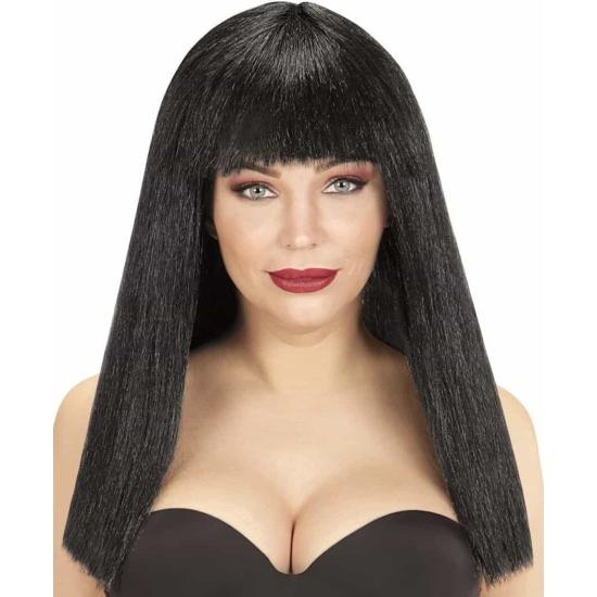 Peruca de Cleópatra egípcia. Peruca de Cleópatra egípcia.