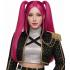 💖 Peruca rosa estilo guerreiro K-Pop