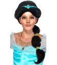 Peruca infantil Jasmin Aladdin