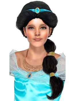 Peruca infantil Jasmin Aladdin