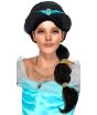 Peruca infantil Jasmin Aladdin