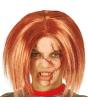 Peruca estilo Chucky para crianças - Peruca ruiva para o Halloween