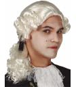 Peruca masculina da época colonial – Estilo histórico para fantasias
