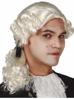 Peruca masculina da época colonial – Estilo histórico para fantasias