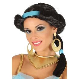 Peruca Princesa Jasmim Adulto