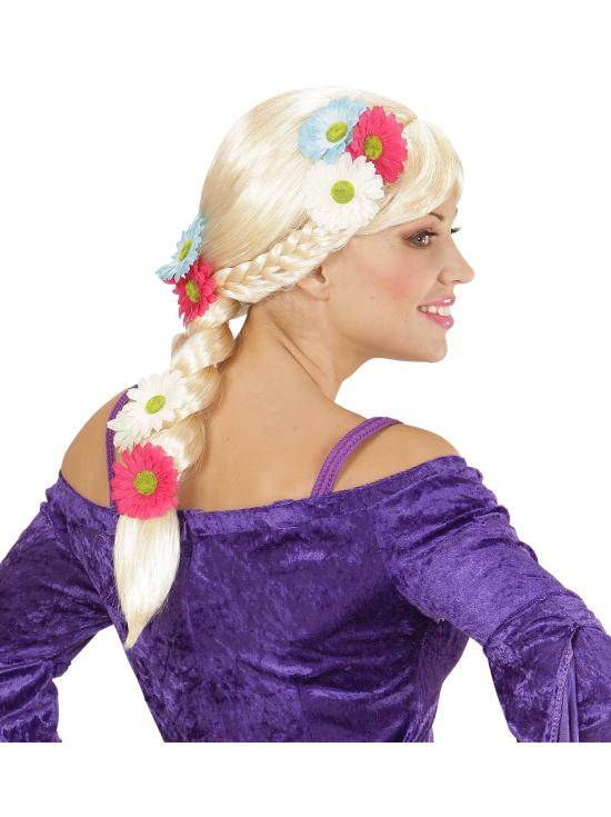 Peruca Rapunzel para adulto